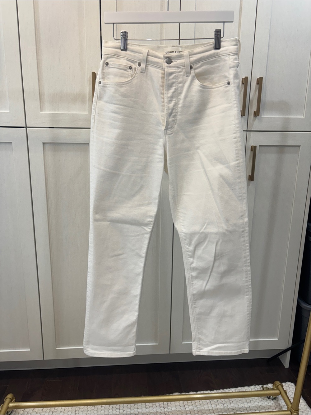Denim Forum Arlo High Rise Straight 28L Jeans